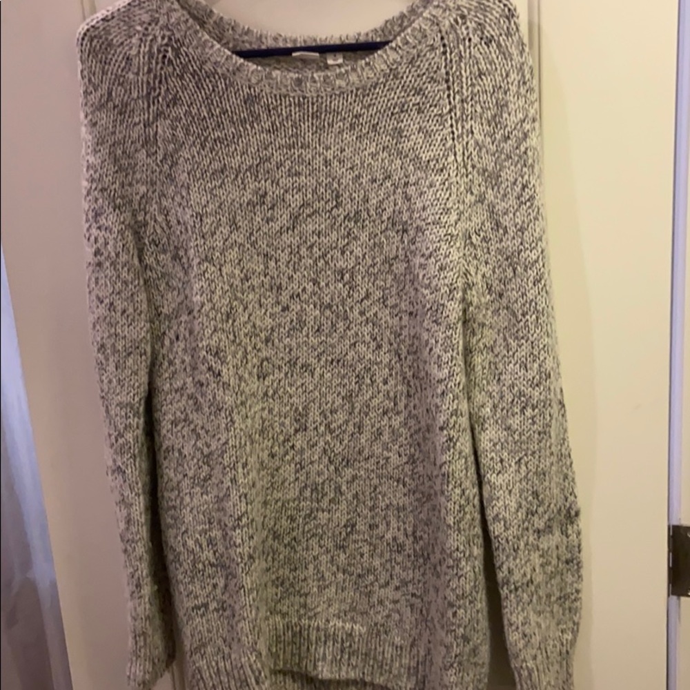 Gap grey stitch sweater sz M
